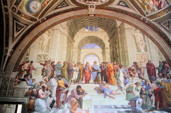 Vatican - Chambre de la Signature - L'Ecole d'Athènes
