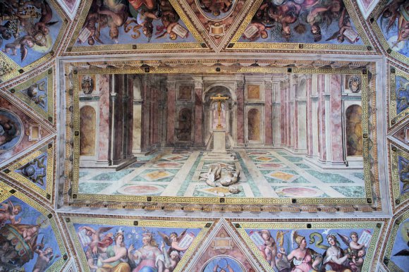 Vatican - Chambre de Constantin - Triomphe de la religion chrétienne