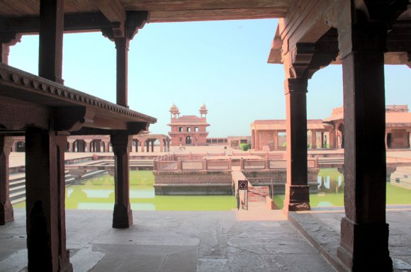 Fatehpur-Sikri - Anup Talao et Diwan i Khas