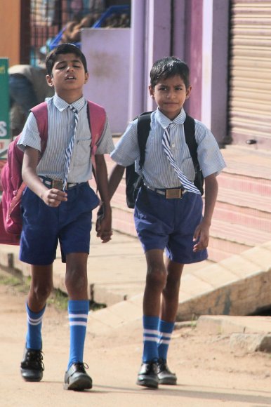 Bangalore - Sur le chemin de l'école