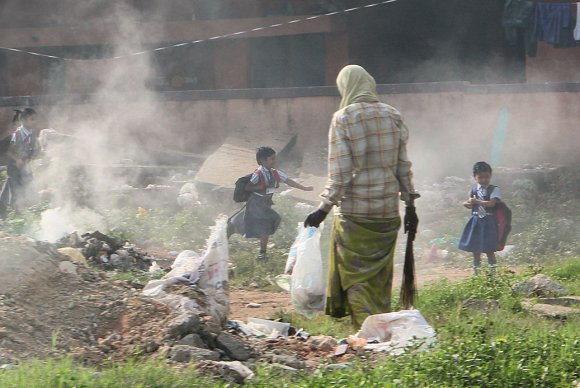 Bangalore - Sur le chemin de l'école