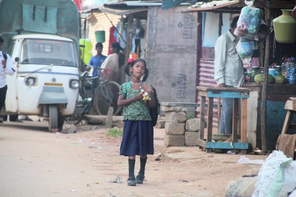 Bangalore - Sur le chemin de l'école