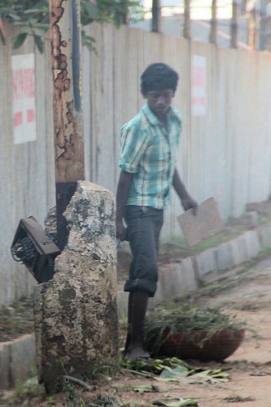 Bangalore - Pas d'école pour lui