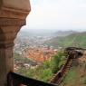 Palais de Amber, vu depuis le fort de Jaigarh