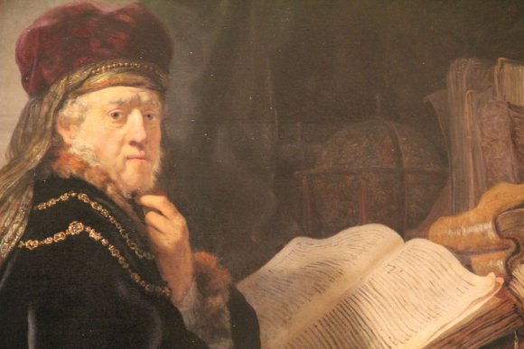 Le savant dans son cabinet, par Rembrandt (1634)
